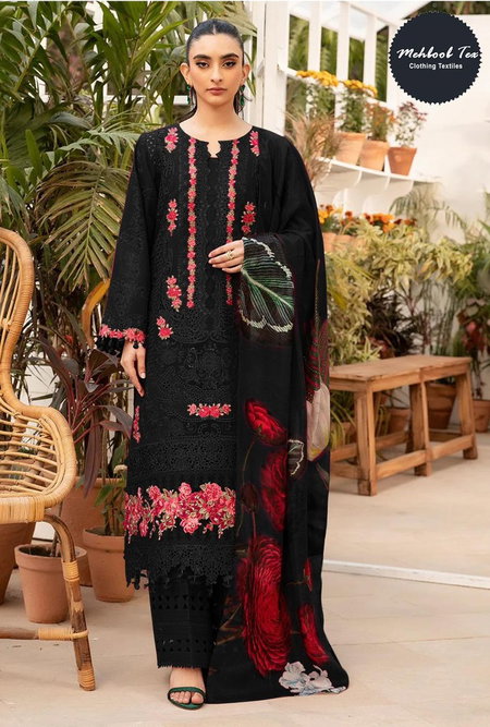 Mehboob Tex 1716 D Cotton Embroidery Pakistani Salwar Suit Wholesale Online